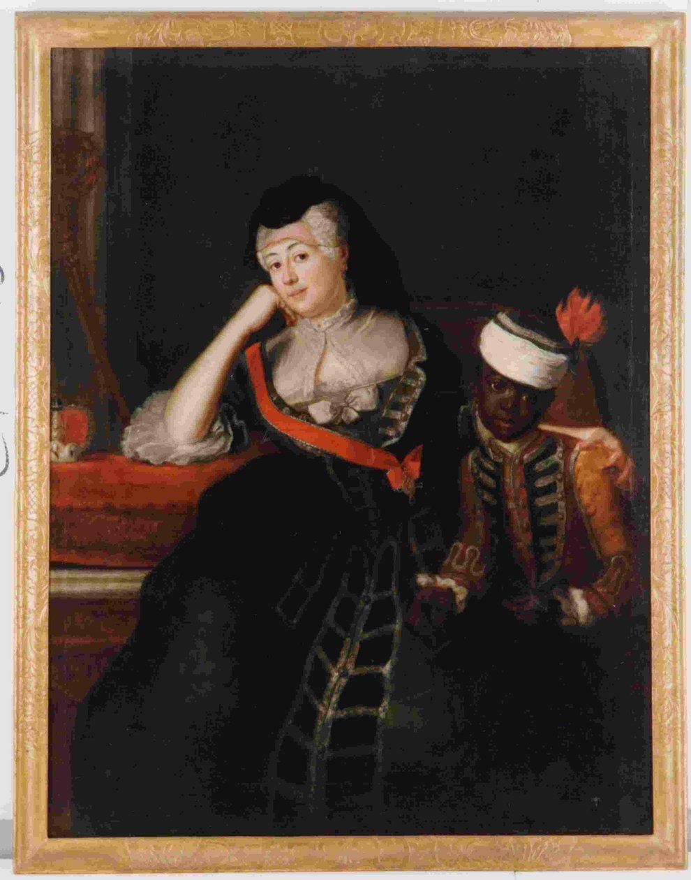 Anhalt-Dessau的Johanna Charlotte肖像（1682-1750） 作者 安娜·罗西娜·德·加斯