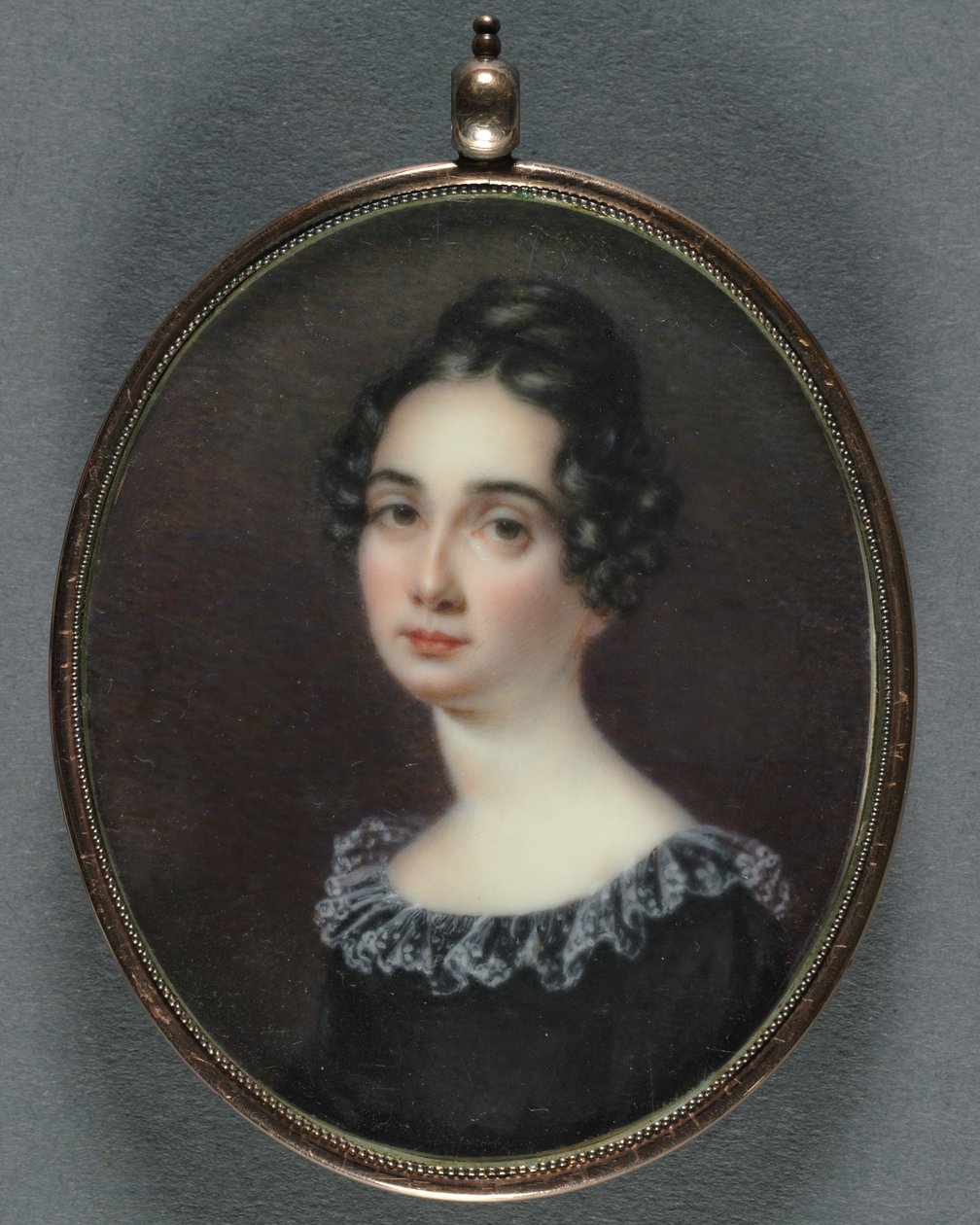 女人的画像，1820年。 作者 安娜·克莱普尔·皮尔