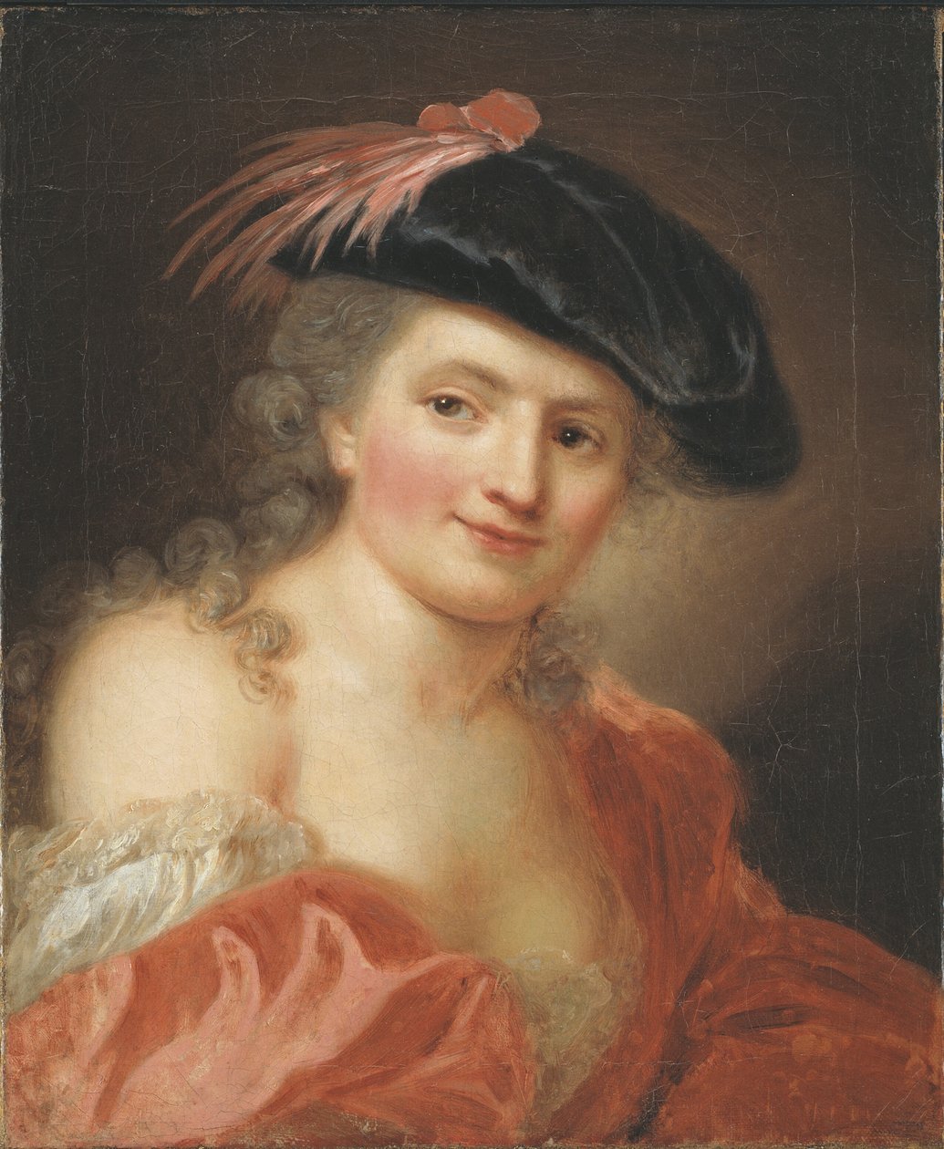 自画像》，约1755年。 作者 Anna Dorothea Therbusch Lisiewska