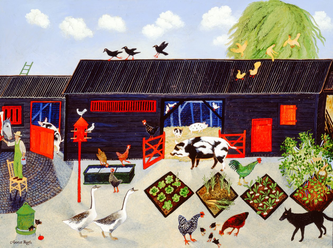 采豆，2004 年（丙烯酸） 作者 