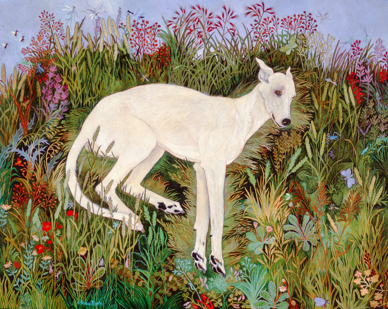 草地上的幸福，2009 年（丙烯酸） 作者 