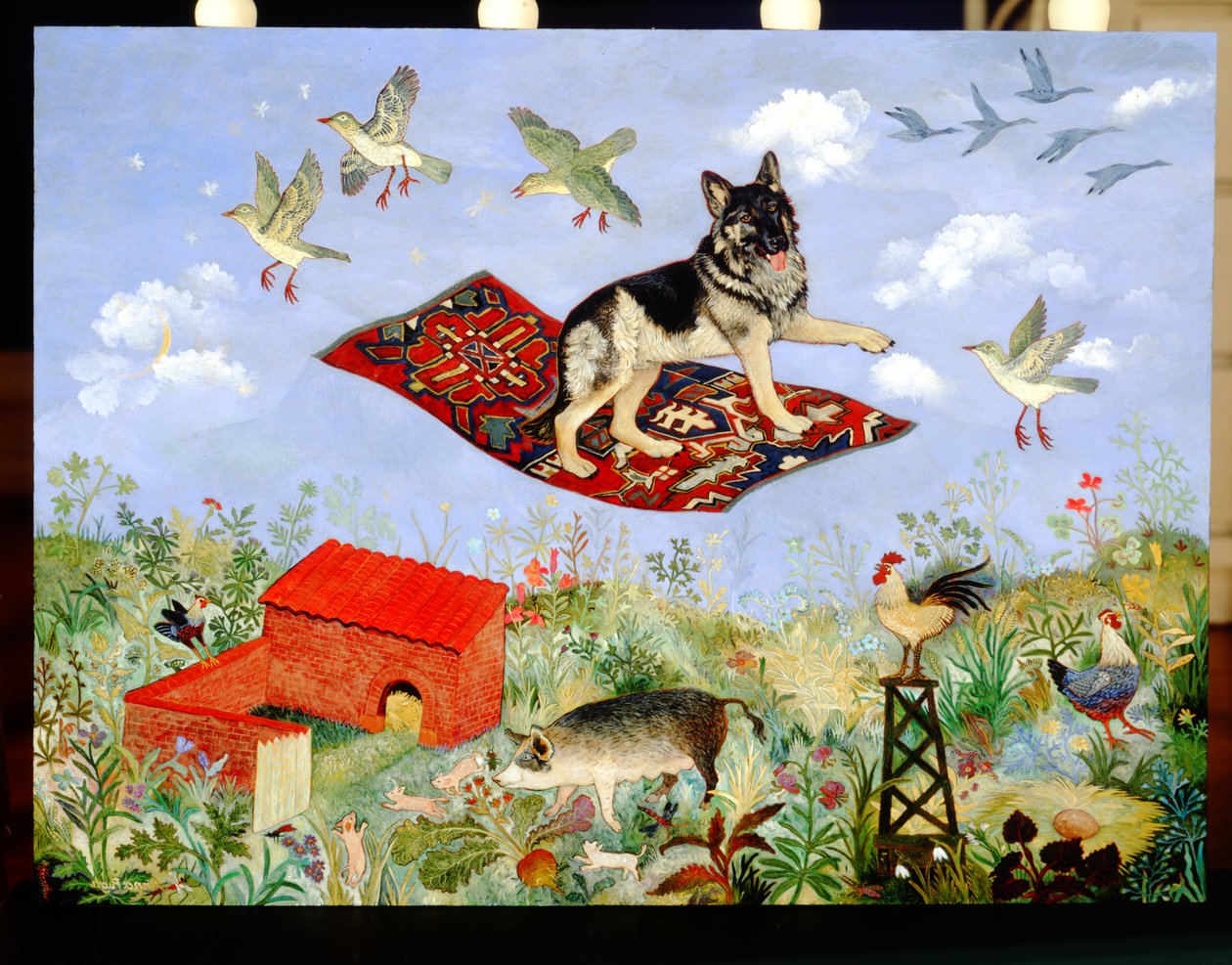 追云，2010 年（丙烯酸） 作者 