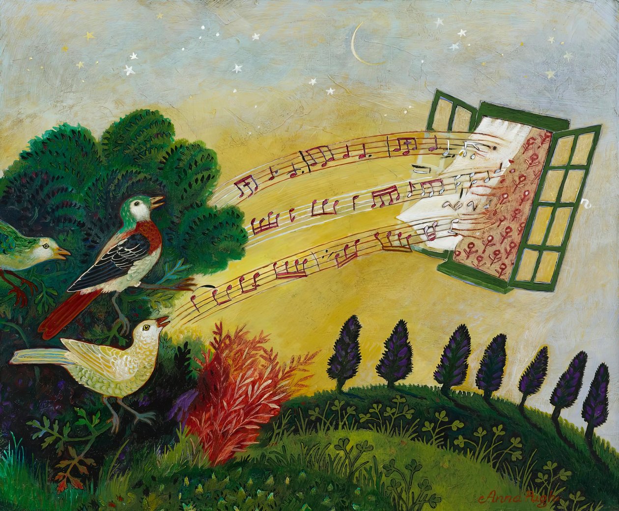 早期召唤，2012 年（丙烯酸） 作者 