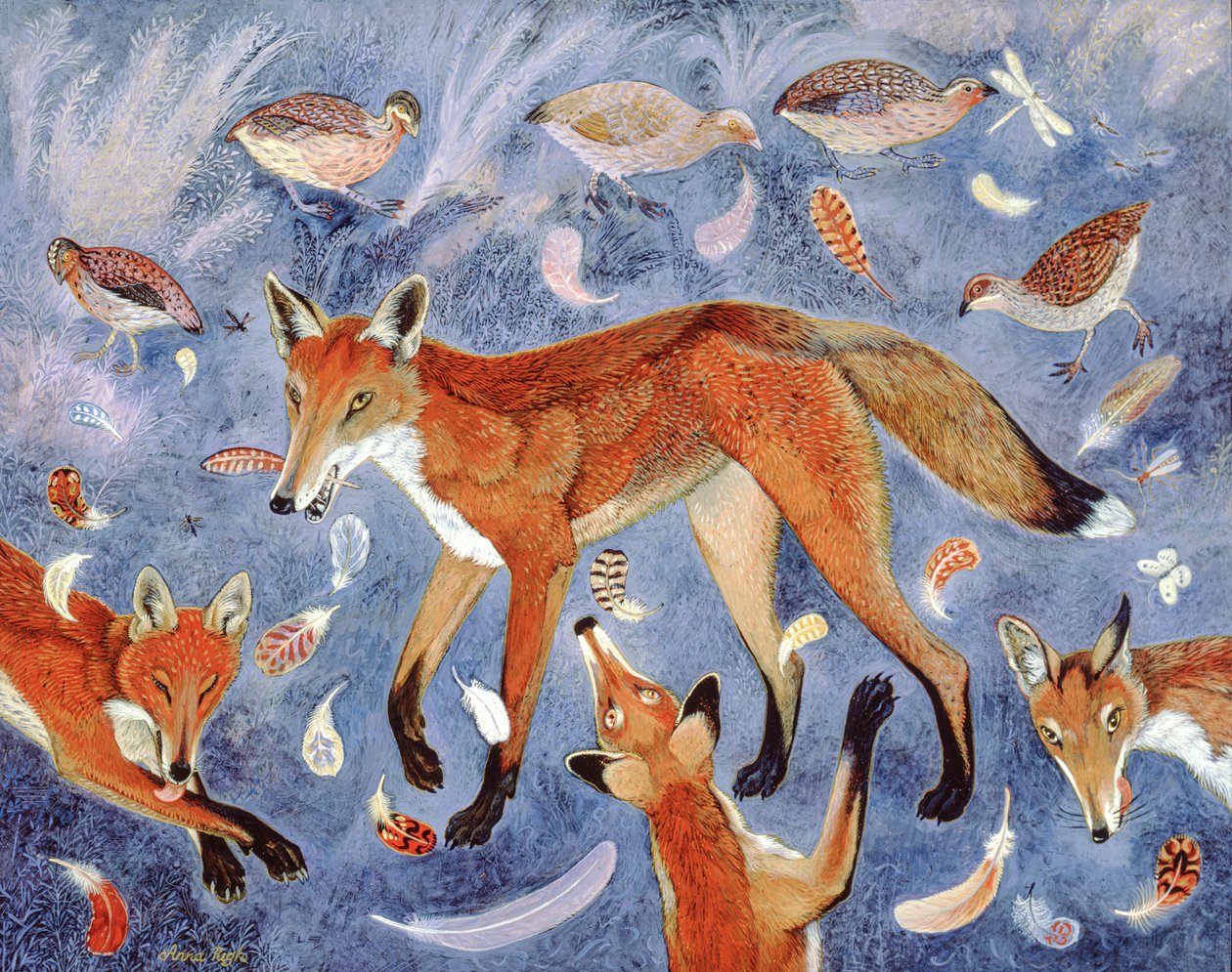 完成羽毛》，2003 年（丙烯酸树脂） 作者 
