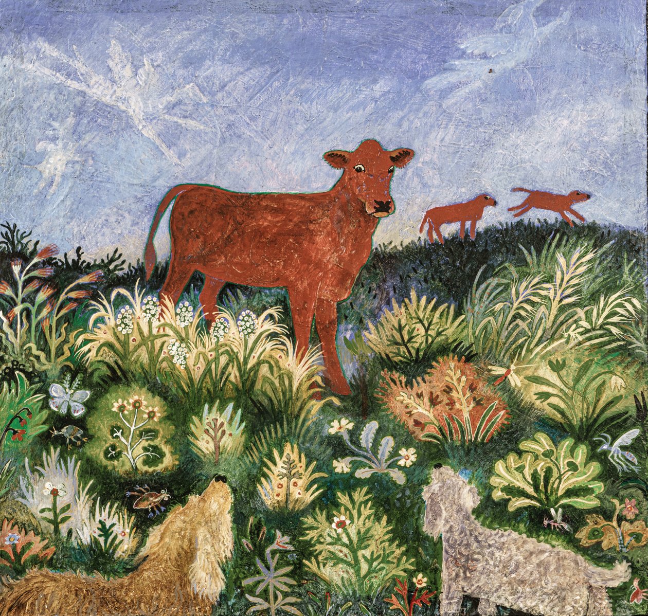 鬼犬》，2019 年（丙烯酸树脂） 作者 