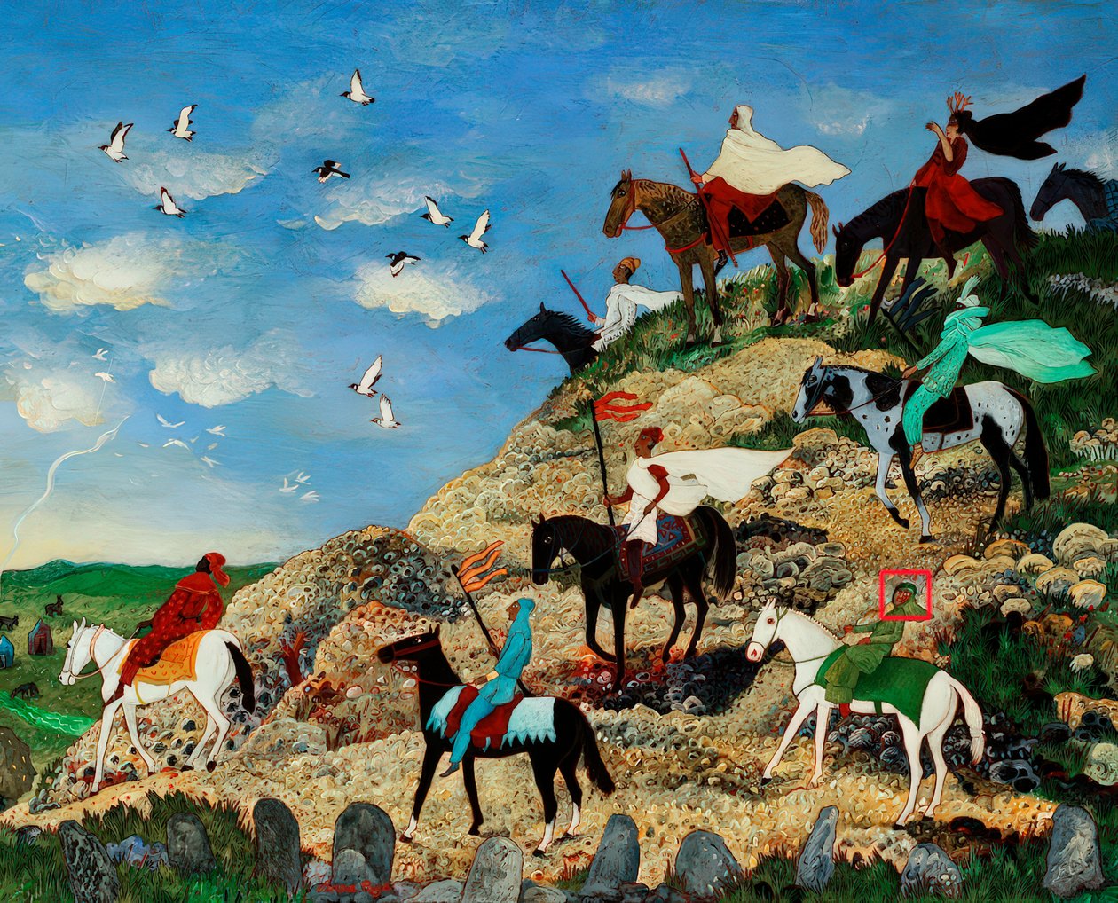 回家》，2011 年（绘画） 作者 