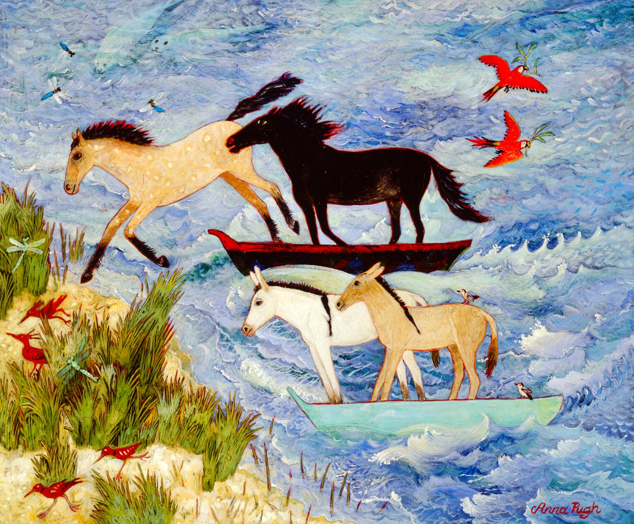 降落，2008 年（丙烯酸） 作者 
