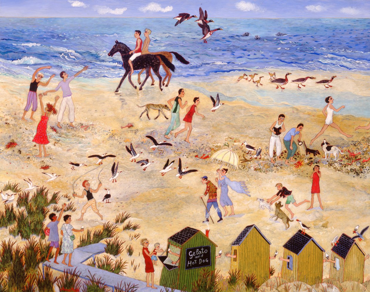 低潮，2010 年（丙烯酸） 作者 