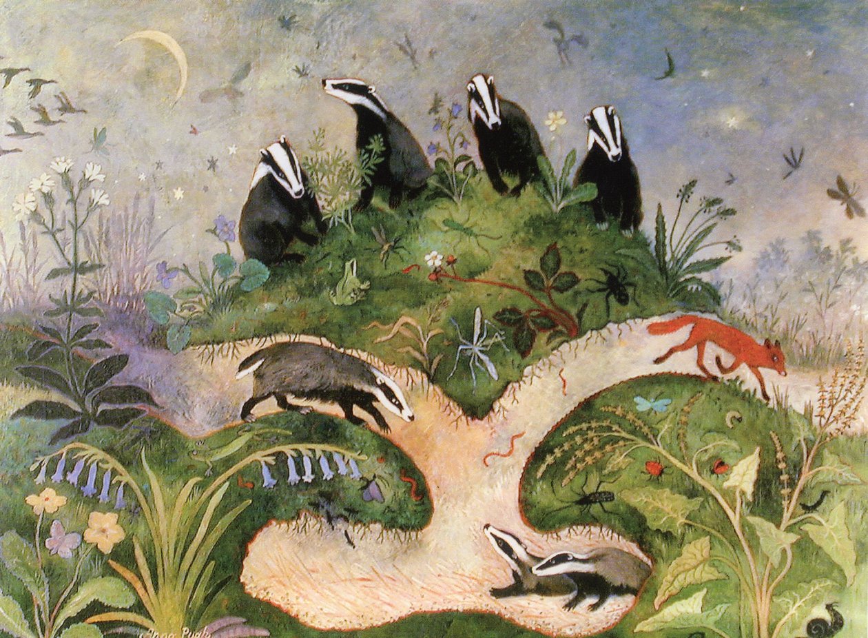 夜空》，2001 年（丙烯） 作者 