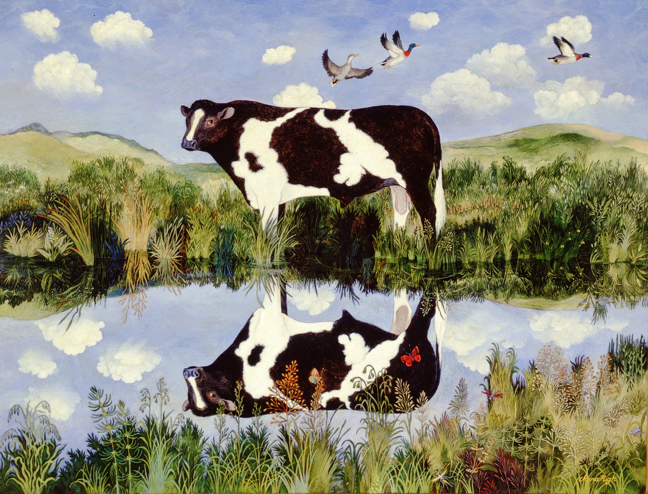 边缘》，2002 年（压克力） 作者 
