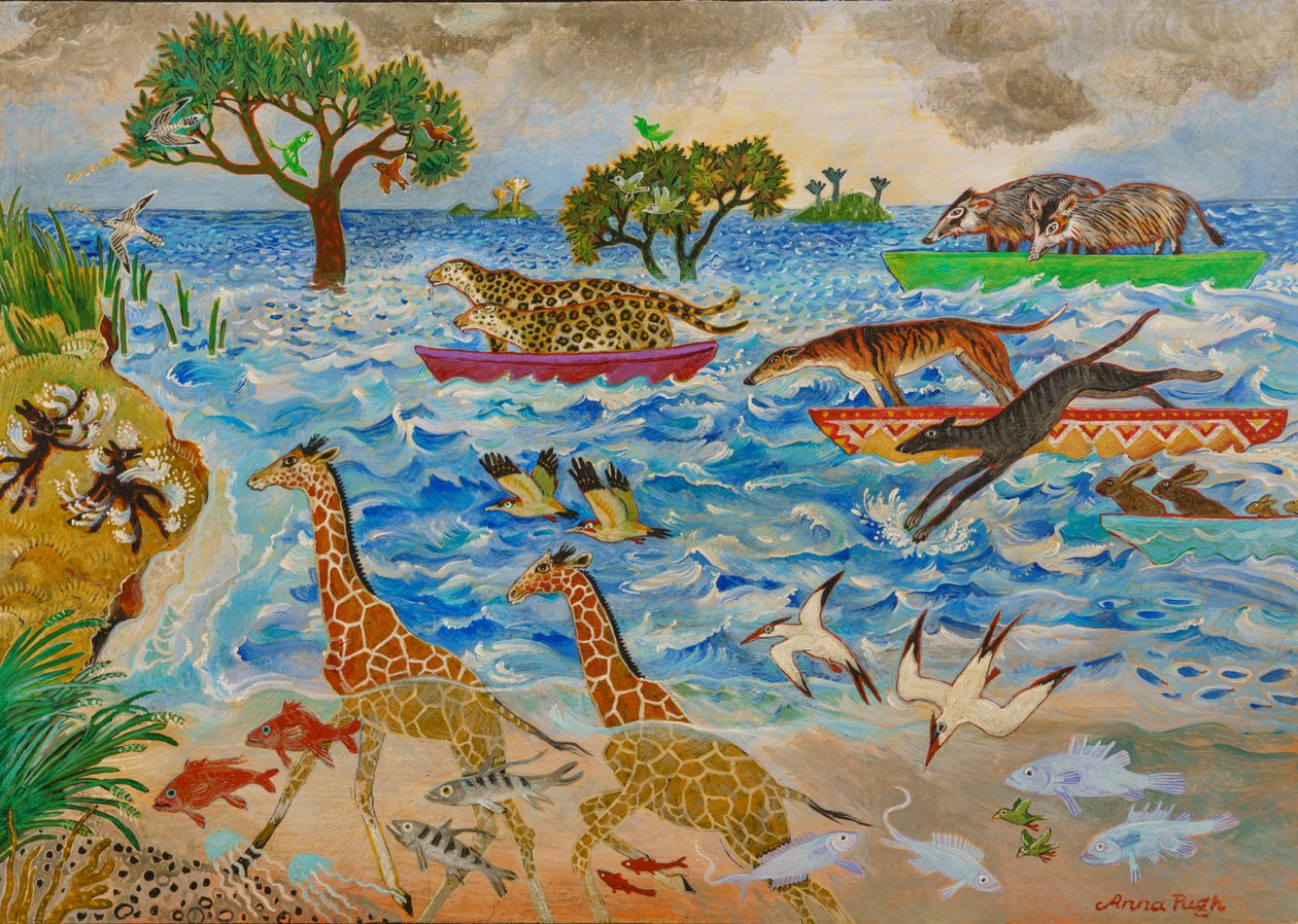 兔子就是兔子，2019（丙烯画） 作者 