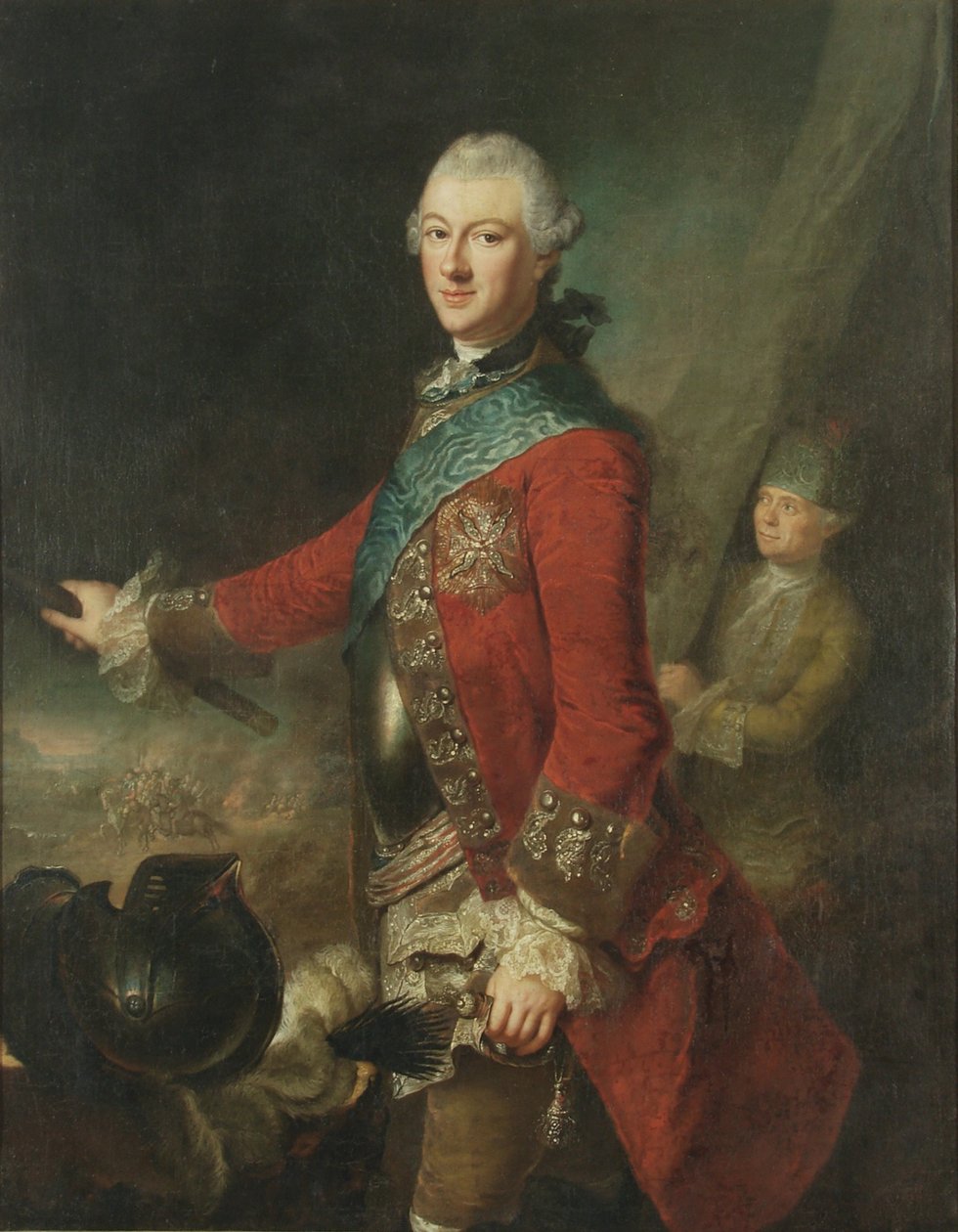 Michal Kazimierz Oginski 1731-1799（立陶宛大酋长）肖像，c。 1755 作者 安娜·罗西娜·丽丝维斯卡