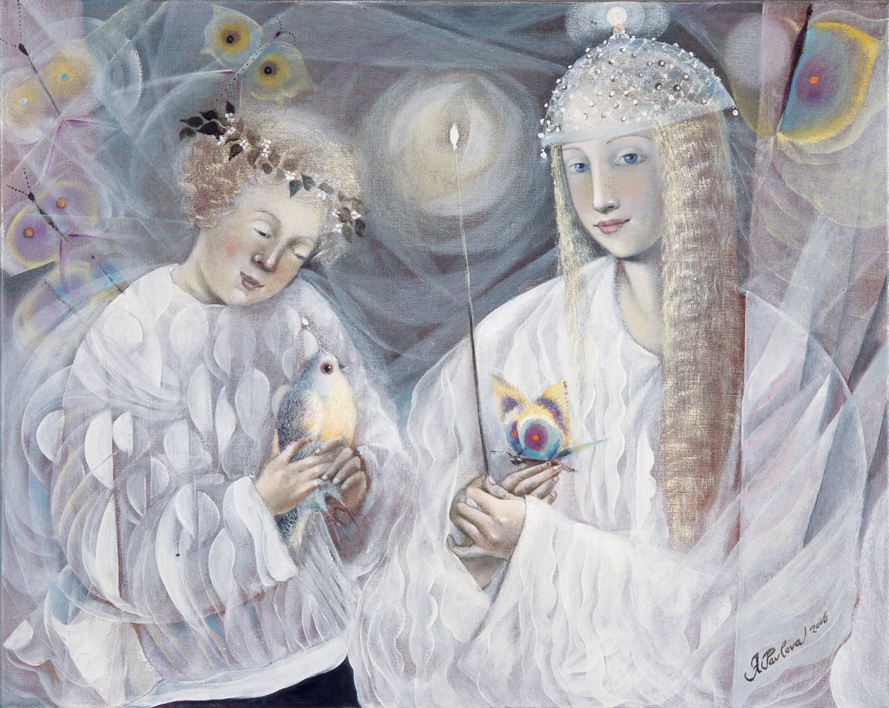 双子座》，2006 年（比利时亚麻布油画） 作者 安娜尔·阿内莉亚·巴甫洛娃