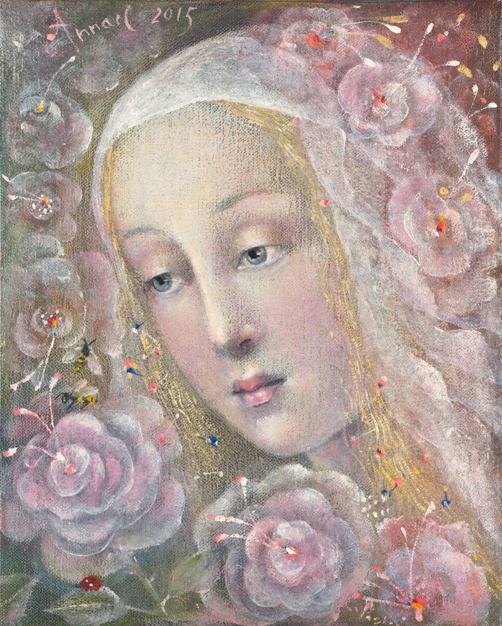 风之吻》，2015 年（比利时亚麻布油画） 作者 安娜尔·阿内莉亚·巴甫洛娃