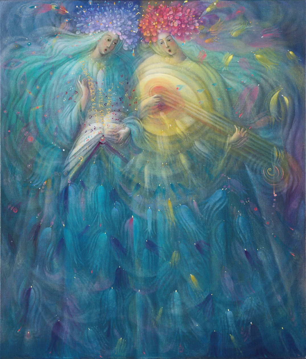 Laudabo te Domine in aeternum，2012 年（比利时亚麻布上的油画） 作者 安娜尔·阿内莉亚·巴甫洛娃