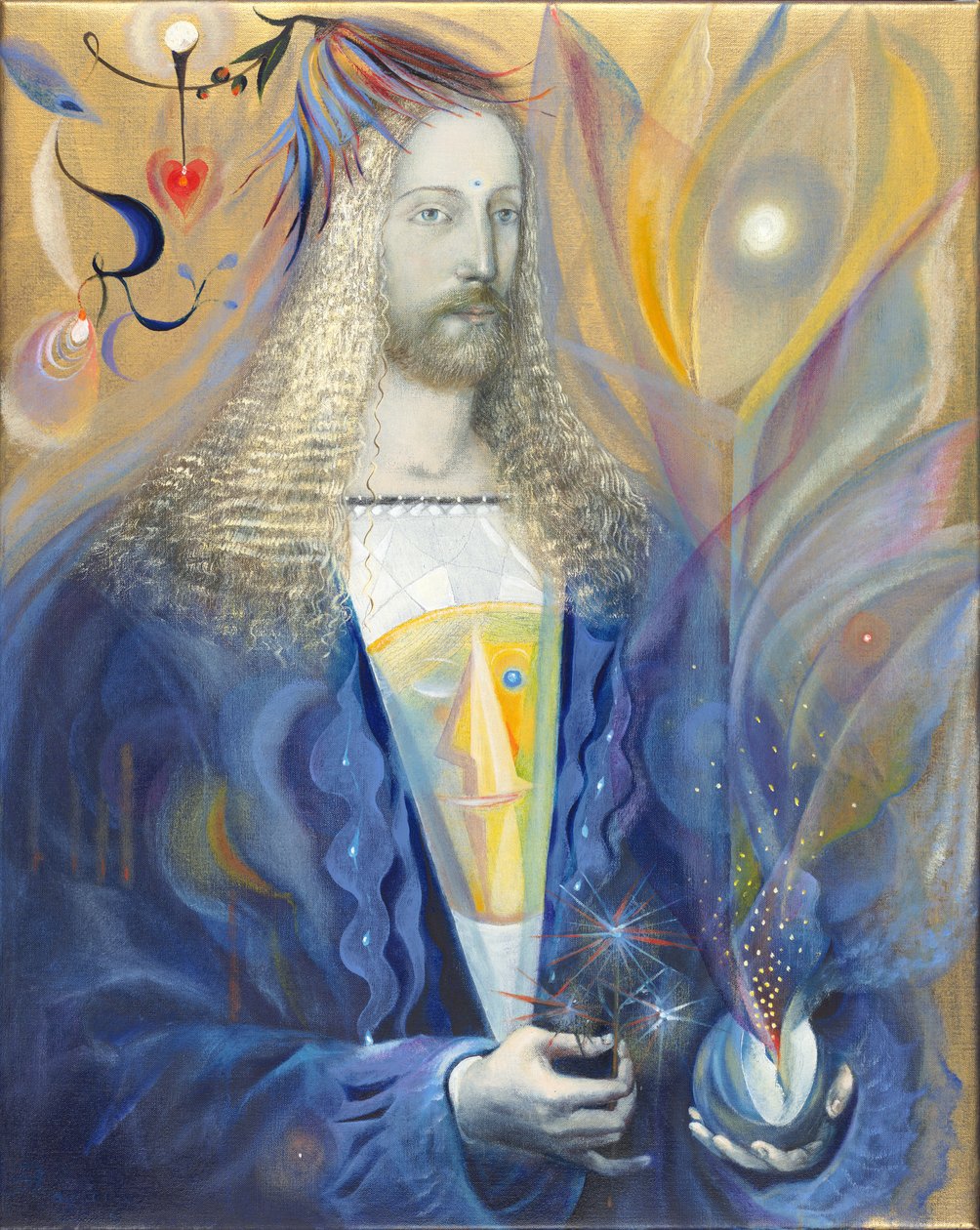 双鱼座》，2006 年（比利时亚麻布上的油画） 作者 安娜尔·阿内莉亚·巴甫洛娃