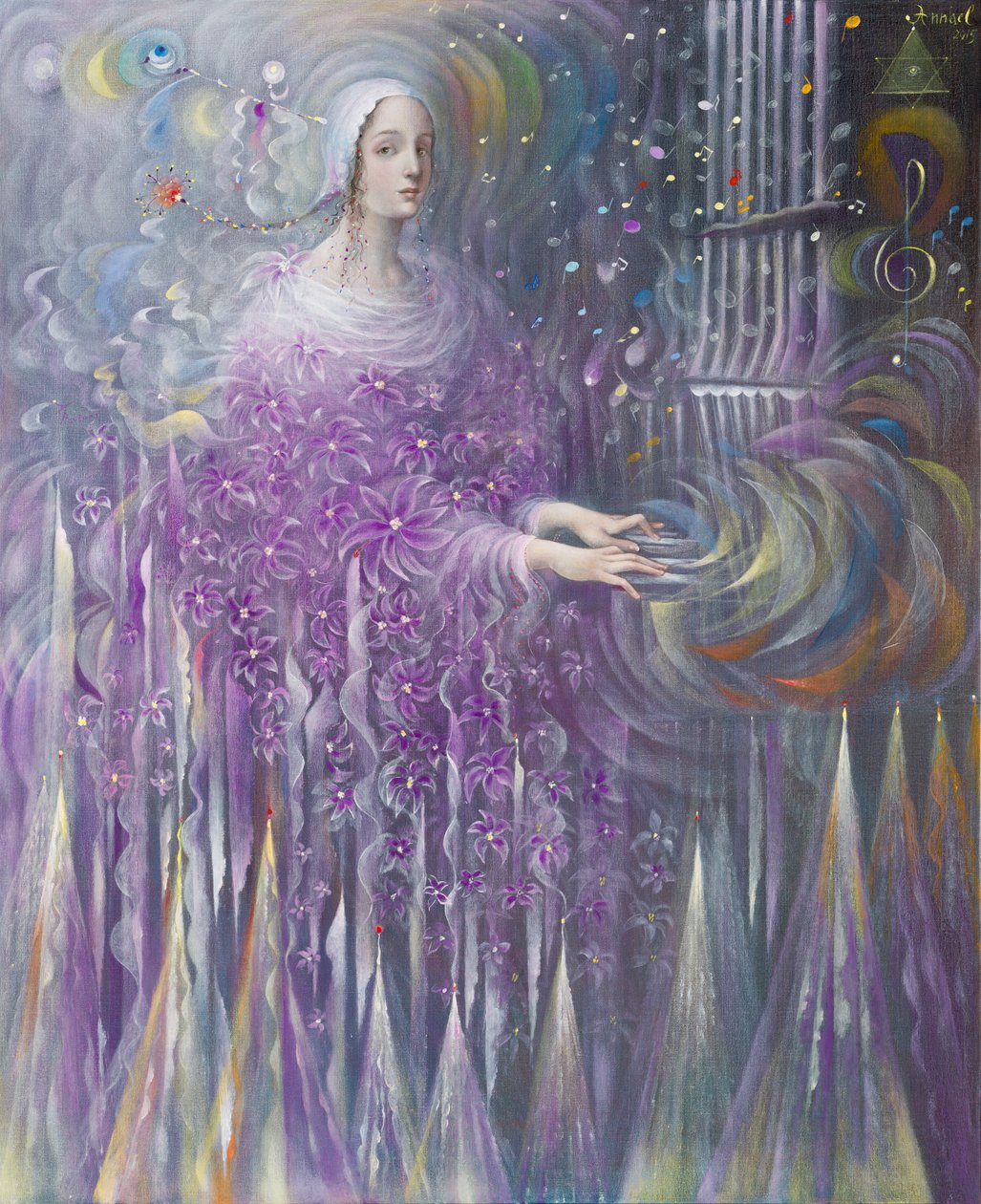 Poiesis-III：宗教》，2015 年（比利时亚麻布上的油画） 作者 安娜尔·阿内莉亚·巴甫洛娃