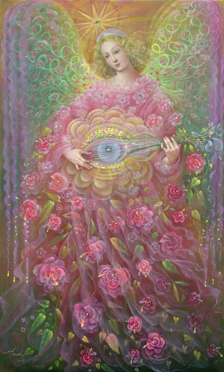 理性与仁慈》（双联画），右面板，2018 年（比利时亚麻布上的油画） 作者 安娜尔·阿内莉亚·巴甫洛娃