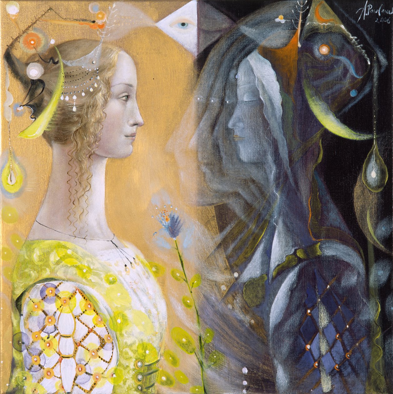 天蝎座》，2006 年（比利时亚麻布油画） 作者 安娜尔·阿内莉亚·巴甫洛娃
