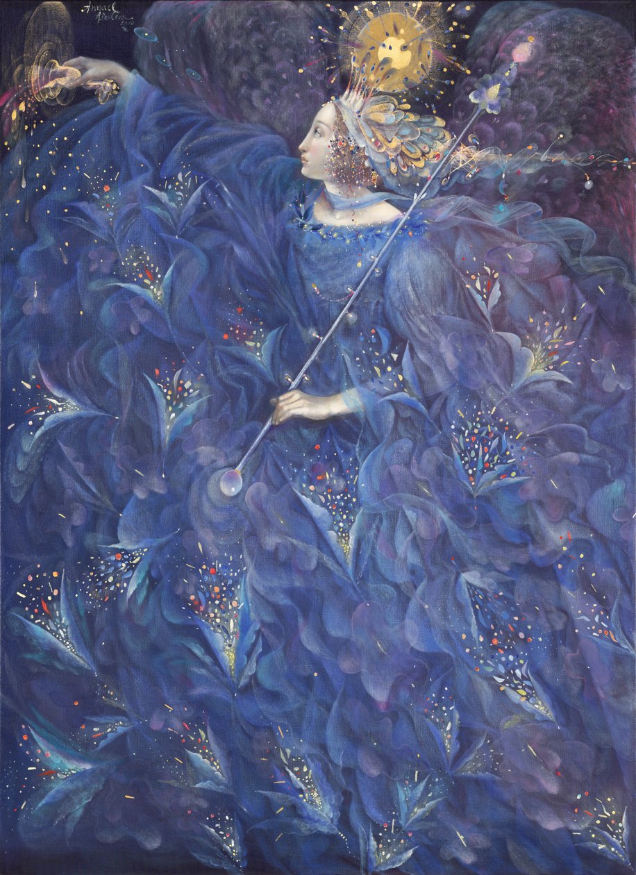 权力天使》，2010 年（比利时亚麻布上的油彩和金箔） 作者 安娜尔·阿内莉亚·巴甫洛娃