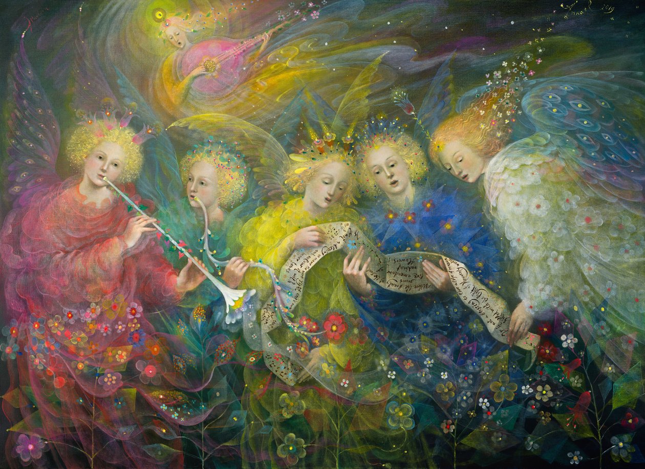 天堂世界之光，2019（比利时亚麻布上的油画） 作者 安娜尔·阿内莉亚·巴甫洛娃