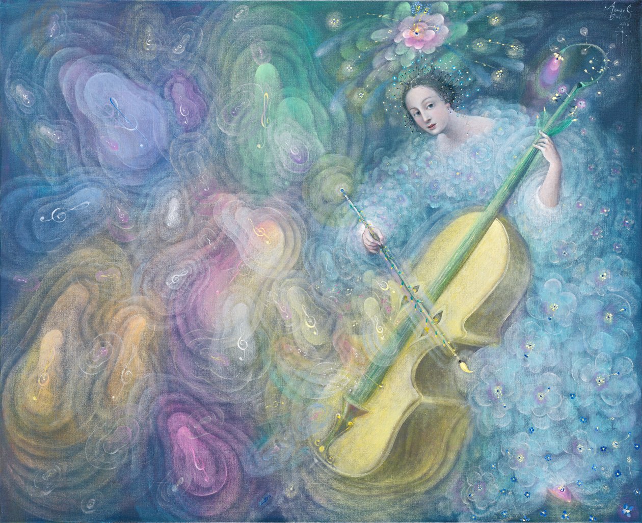 水之乐》，2016 年（比利时亚麻布上的油画） 作者 安娜尔·阿内莉亚·巴甫洛娃