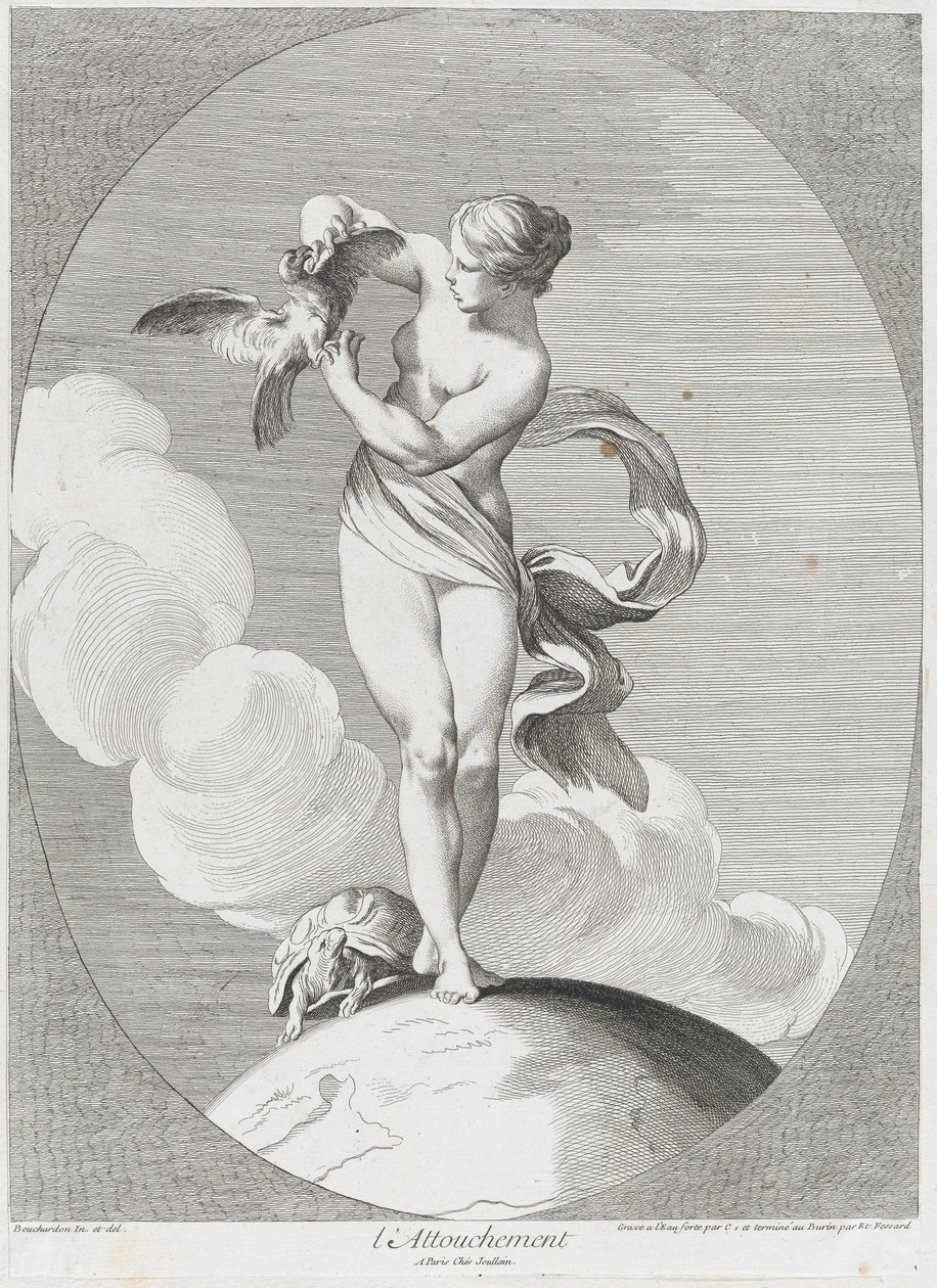 触摸，1730-65。创作者：Caylus, Anne-Claude-Philippe de, Etienne Fessard. 作者 安妮克劳德菲利普德凯勒斯，艾蒂安费萨德
