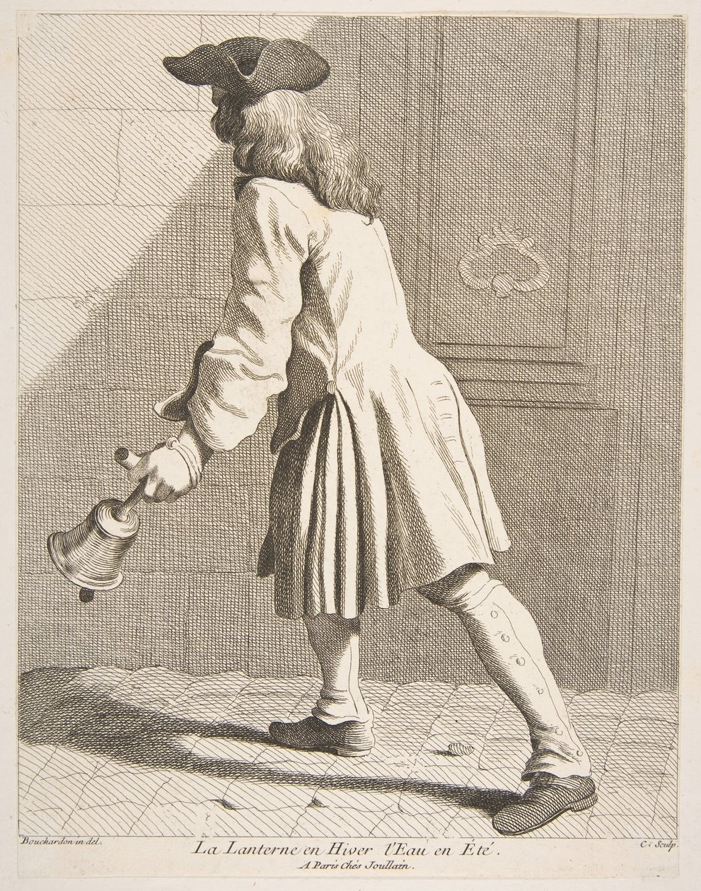 灯笼在冬天，夏天在水，1737年。 作者 安妮·克劳德·菲利普·德·卡勒斯