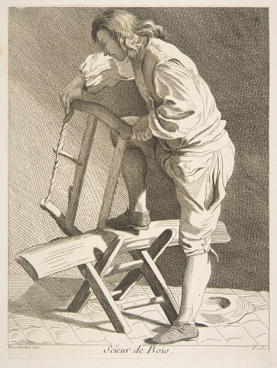 伍德·库特（Wood Cutter），1742年。 作者 安妮·克劳德·菲利普·德·卡勒斯