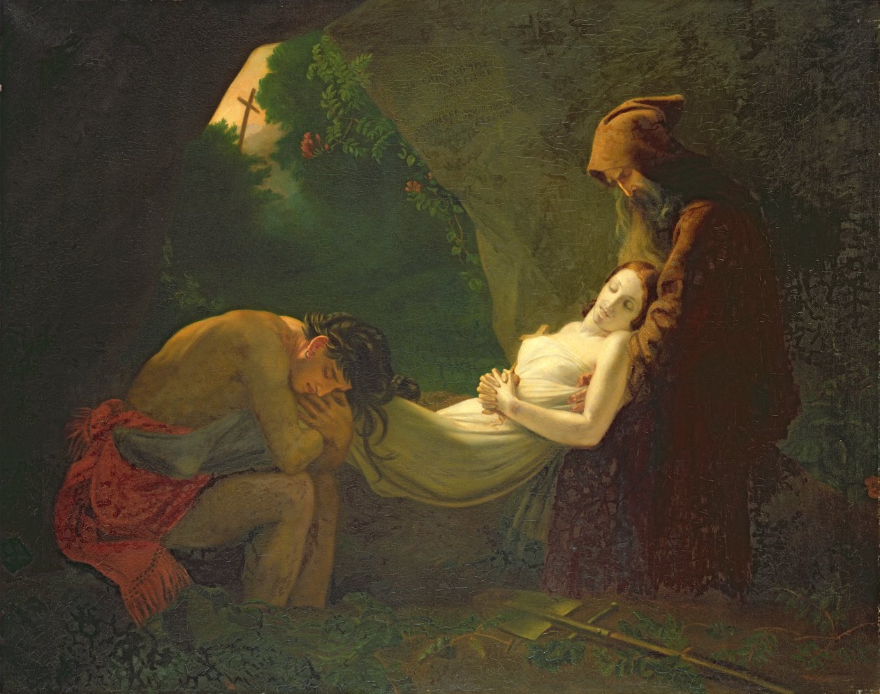阿塔拉的葬礼》（布面油画） 作者 安妮·路易斯（后）Girodet de Roucy-Trioson