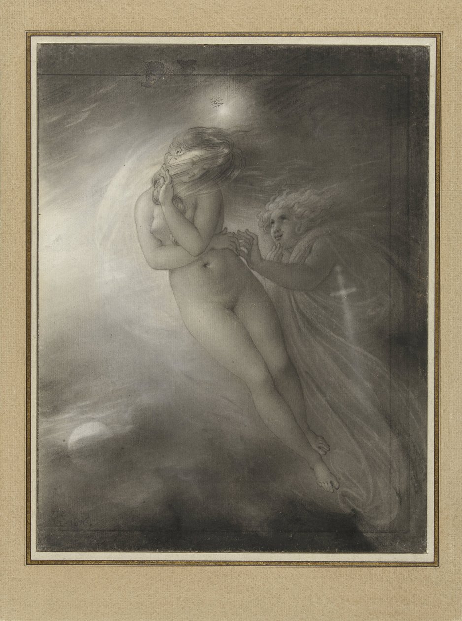马尔维娜和奥斯卡的鬼魂 作者 Anne Louis Girodet Trioson