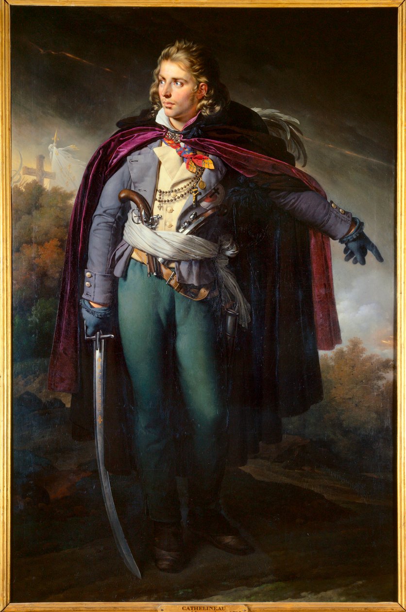 雅克·凯瑟琳（Jacques Cathelineau）肖像（1795-1793） 作者 安妮·路易斯·吉罗代德·鲁西·特里森