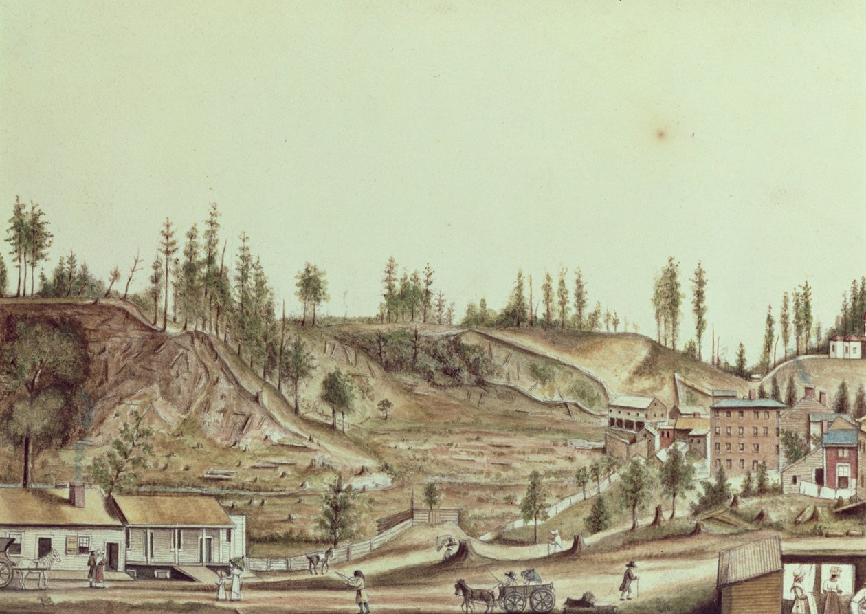 Ballston Spring，纽约，1807年 作者 安妮·玛格丽特·海德·德·诺伊维尔