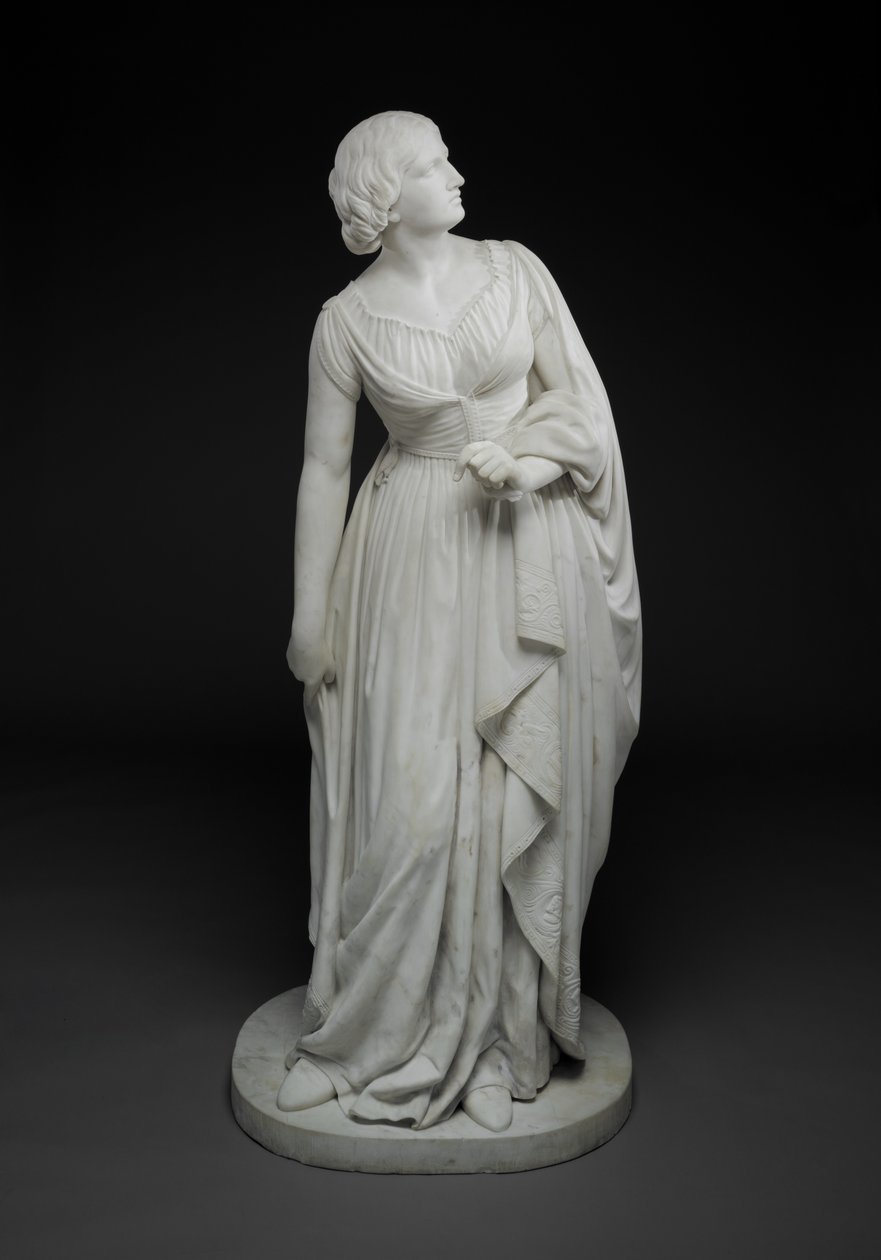 戈迪瓦夫人（c.1861-1864）（大理石） 作者 安妮·惠特尼