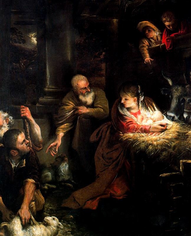 对牧羊人的崇拜 作者 Annibale Carracci