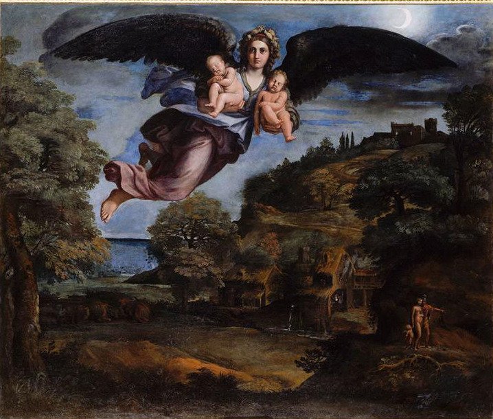 夜晚的寓言 作者 Annibale Carracci