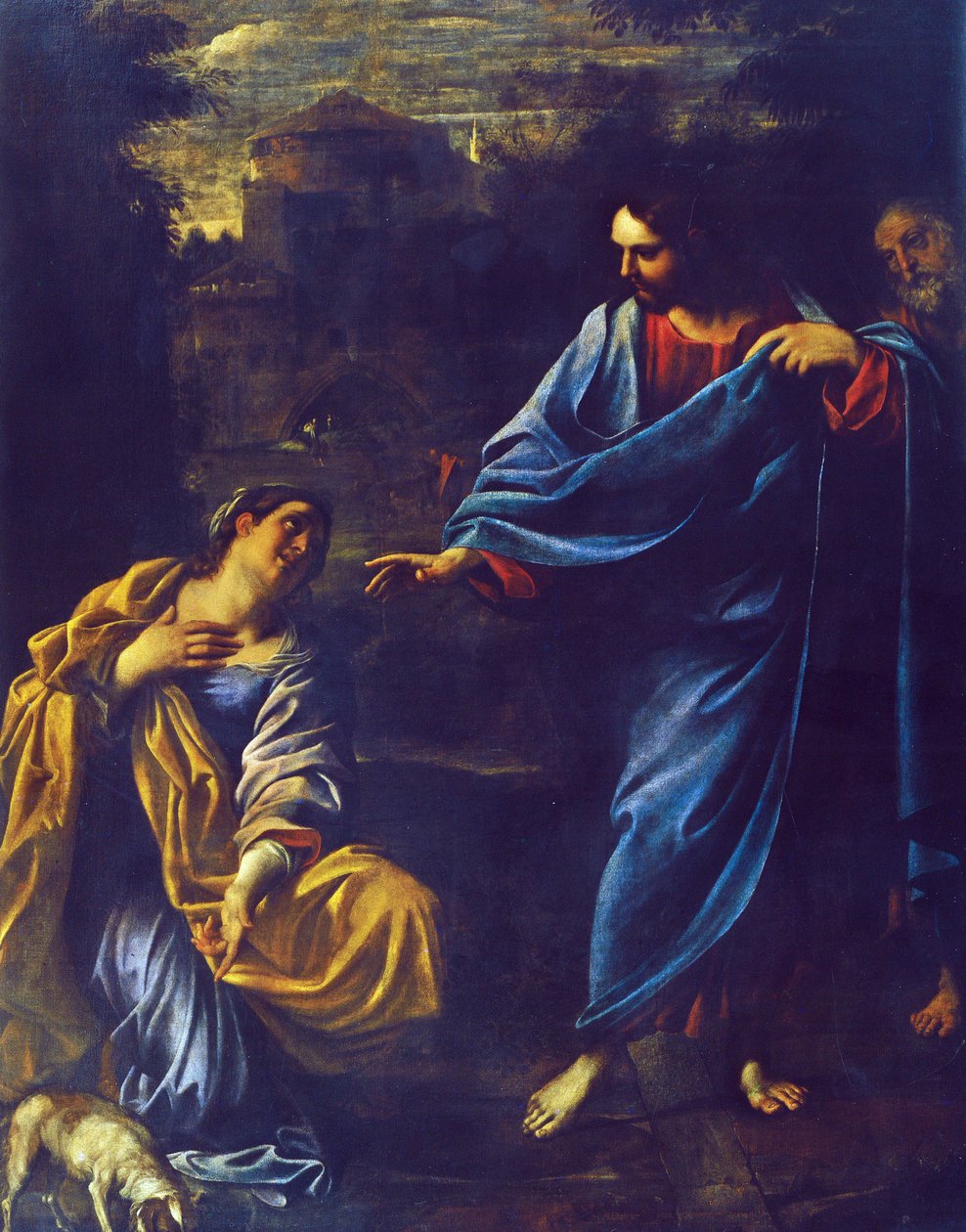 基督和迦南女人 作者 Annibale Carracci
