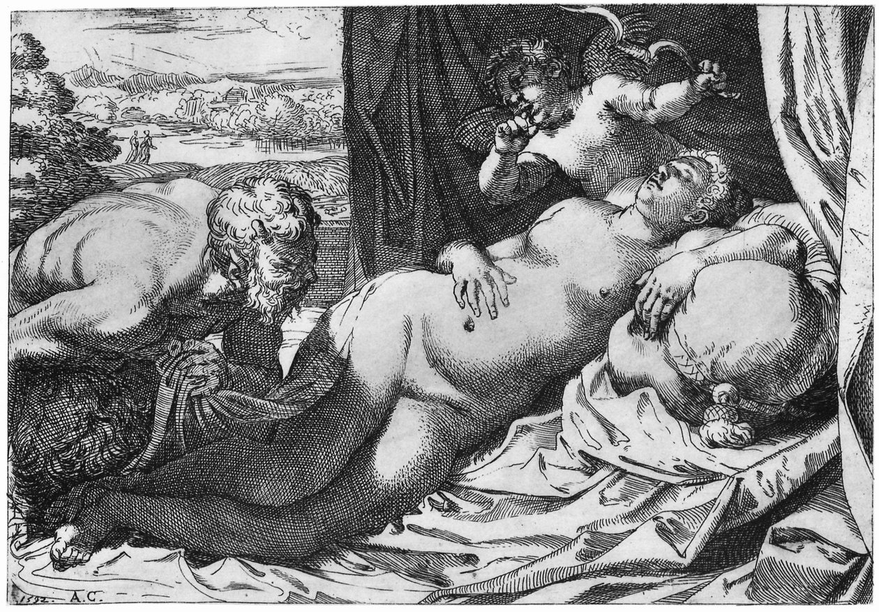 木星和安提普 作者 Annibale Carracci