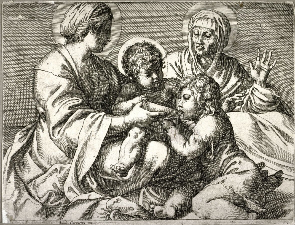 麦当娜的碗 作者 Annibale Carracci