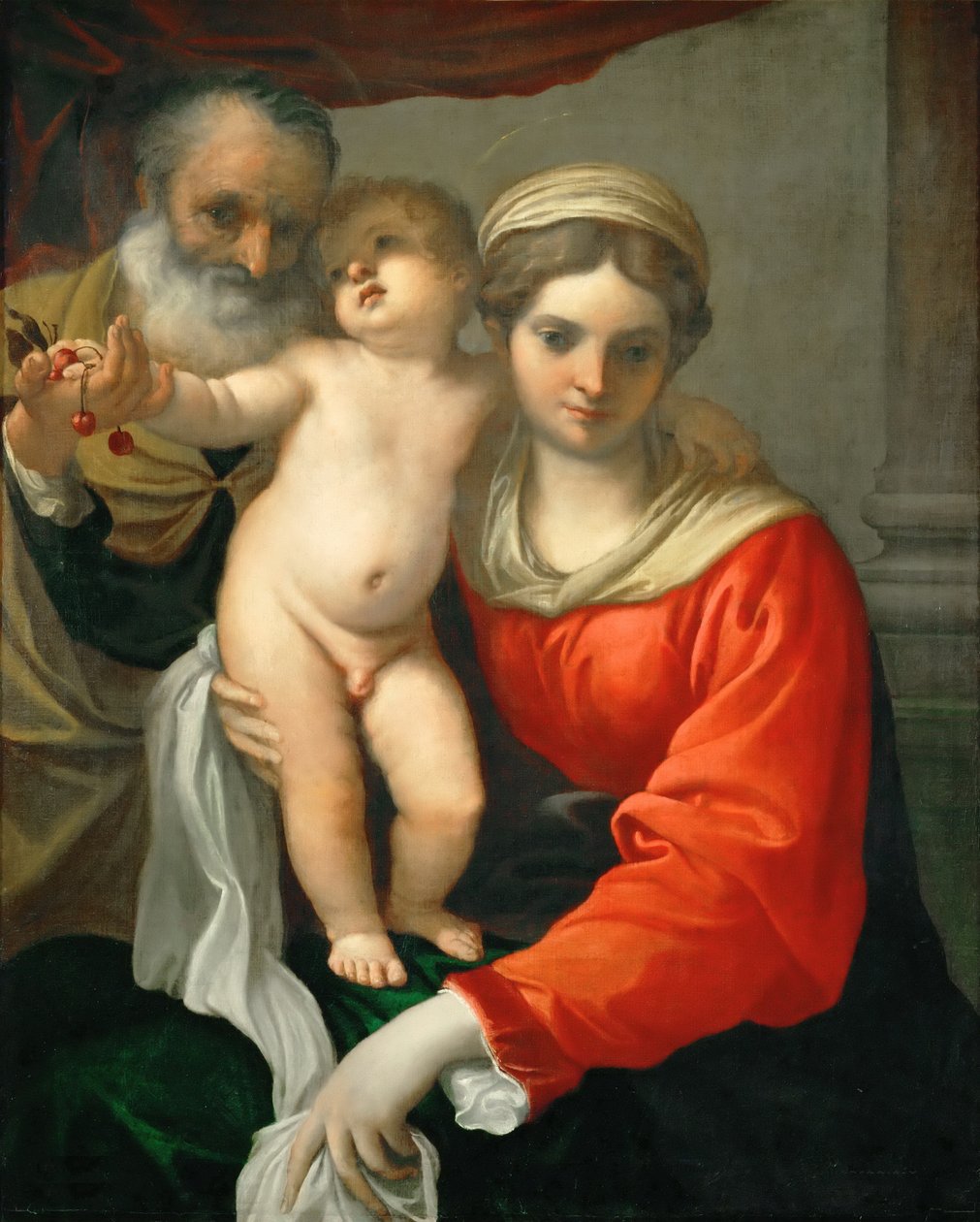 樱桃的麦当娜 作者 Annibale Carracci