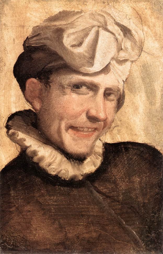 男人笑 作者 Annibale Carracci