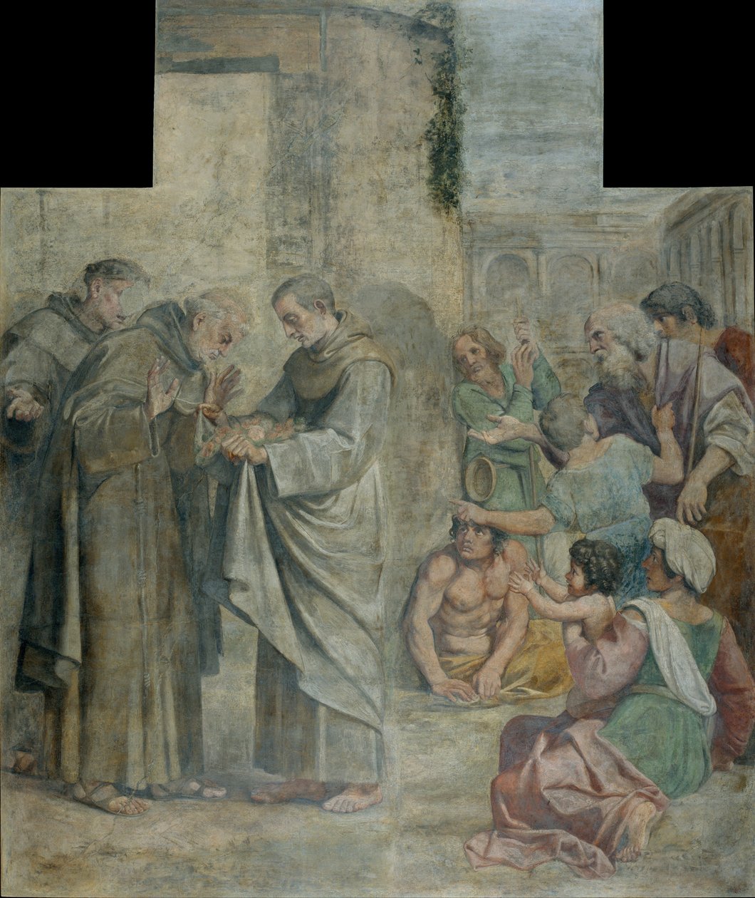 玫瑰的奇迹 作者 Annibale Carracci