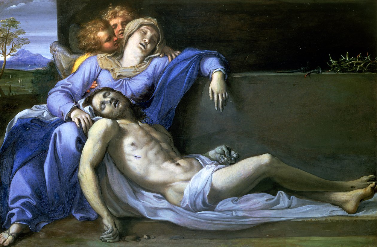 Pieta，c.1603（铜上油） 作者 Annibale Carracci