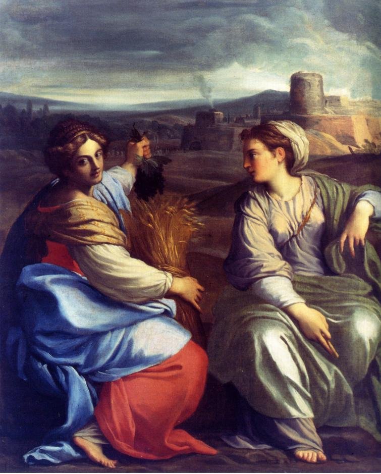 丰富和幸福 作者 Annibale Carracci