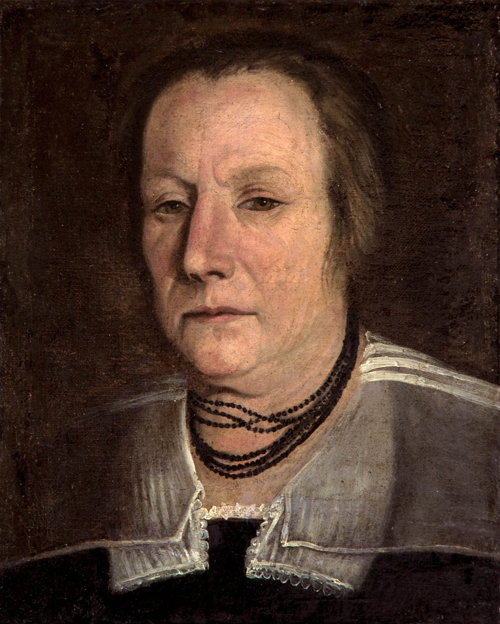 老妇人的肖像 作者 Annibale Carracci