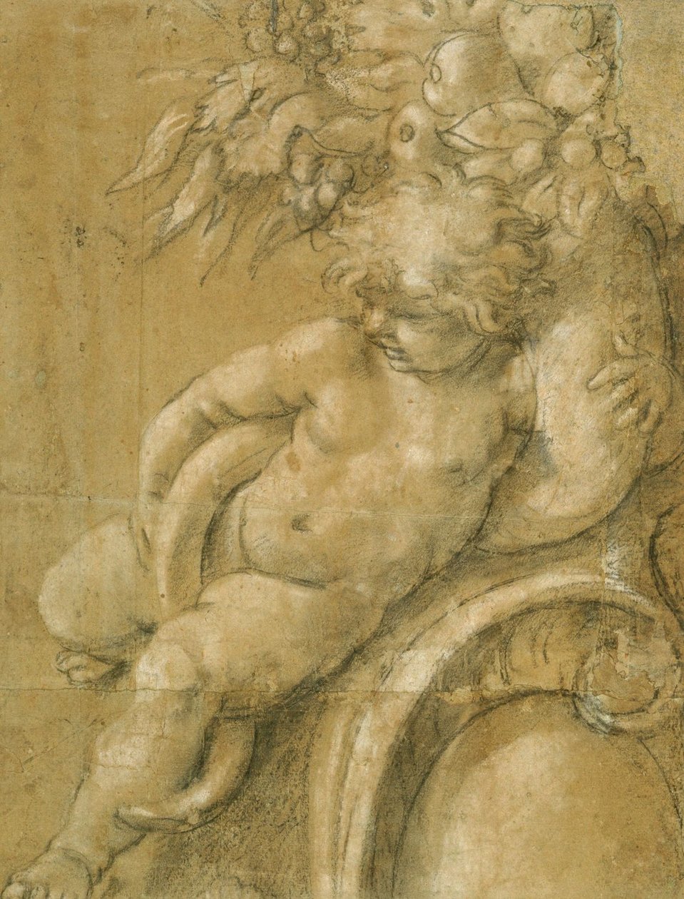 Putto与聚宝盆 作者 Annibale Carracci