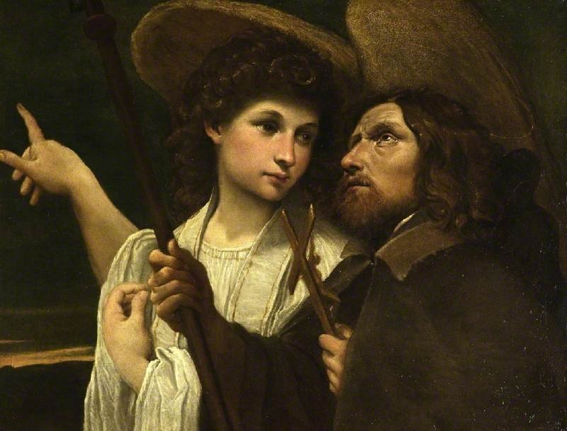 圣罗克和天使 作者 Annibale Carracci