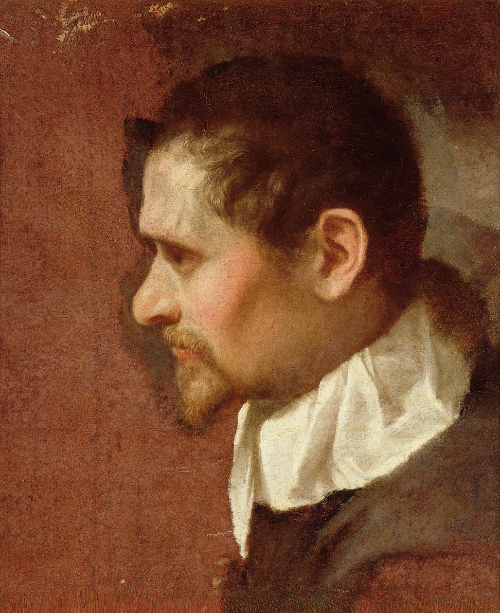 配置文件中的自画像 作者 Annibale Carracci