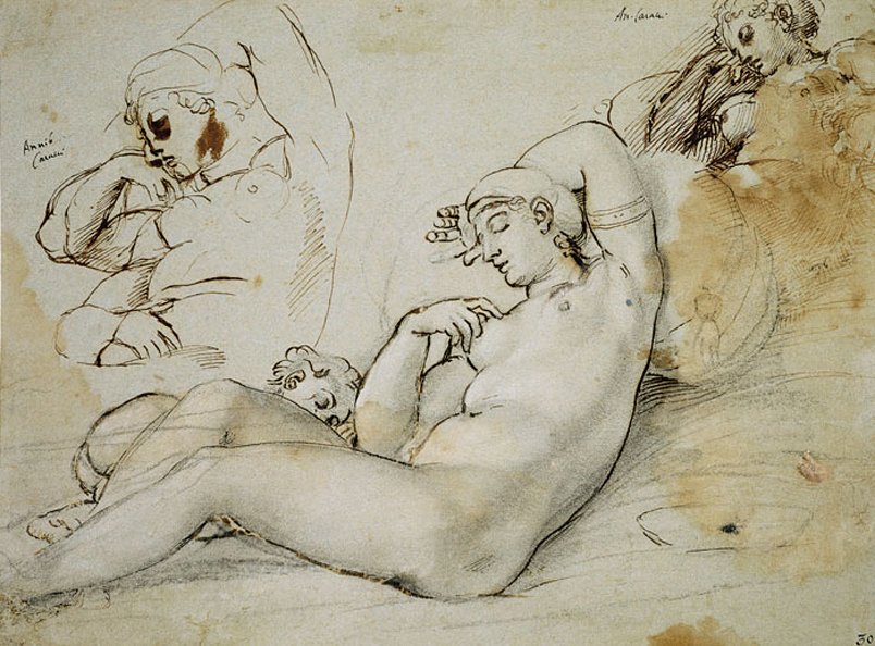 沉睡的金星 作者 Annibale Carracci