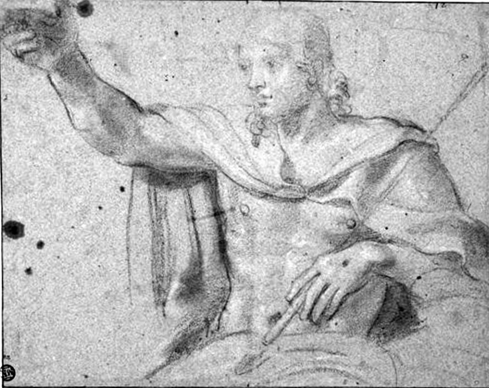 研究Cerasi Chapel Vault的壁画 作者 Annibale Carracci